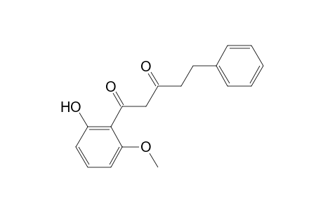 1-(2-Hydroxy-6-methoxyphenyl)-5-phenyl-1,3-pentanedione