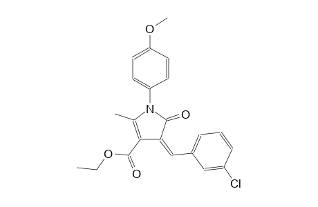 1H-pyrrole-3-carboxylic acid, 4-[(3-chlorophenyl)methylene]-4,5-dihydro-1-(4-methoxyphenyl)-2-methyl-5-oxo-, ethyl ester, (4Z)-