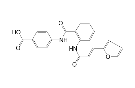4-[[2-[[(E)-3-(2-furyl)acryloyl]amino]benzoyl]amino]benzoic acid