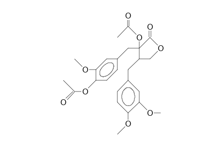 Trachelogenin acetate