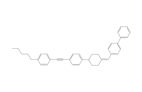 (+-)-1-(Biphenylmethylene)-4-[4'-[(p-amylphenyl)ethynyl]phenyl]cyclohexanone