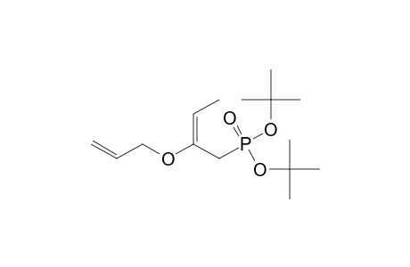 Phosphonic acid, [2-(2-propenyloxy)-2-butenyl]-, bis(1,1-dimethylethyl) ester, (E)-
