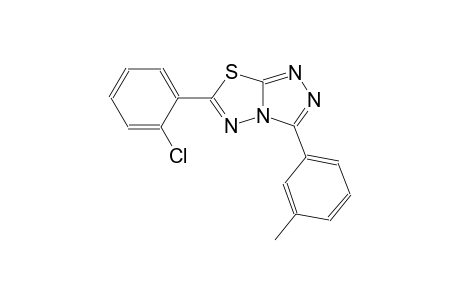 6-(2-chlorophenyl)-3-(3-methylphenyl)[1,2,4]triazolo[3,4-b][1,3,4]thiadiazole