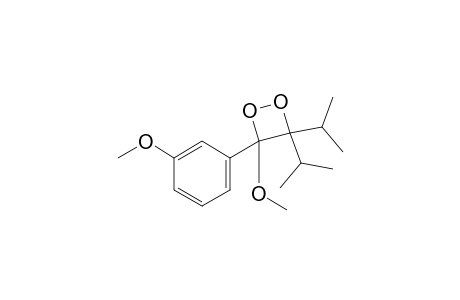 3,3-Diisopropyl-4-methoxy-4-(3-methoxyphenyl)dioxetane