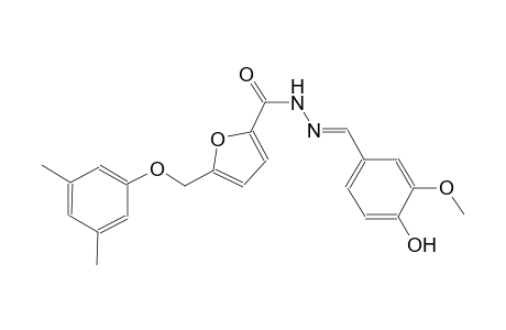 5-[(3,5-dimethylphenoxy)methyl]-N'-[(E)-(4-hydroxy-3-methoxyphenyl)methylidene]-2-furohydrazide