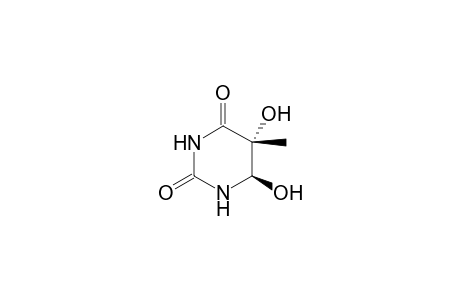 cis 5,6 dihydroxy dihydro thymine