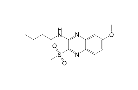 2-Butylamino-3-methylsulfonyl-7-methoxyquinoxaline