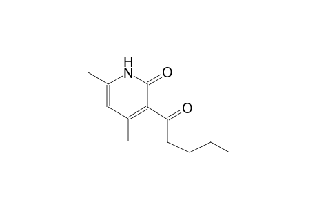 4,6-dimethyl-3-pentanoyl-2(1H)-pyridinone