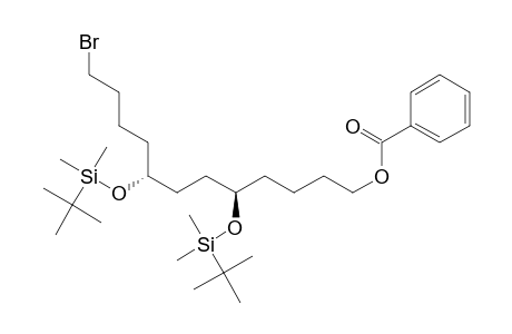 (5R,8R)-1-(Benzoyloxy)-12-bromo-5,8-bis[(tert-butyldimethylsilyl)oxy]dodecane