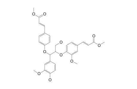 METHYL-3-(4-{3-HYDROXY-1-(4-HYDROXY-3-METHOXYPHENYL-2-[2-METHOXY-4-(2-METHOXYCARBONYLVINYL)-PHENOXY]-PROPOXY}-PHENYL)-ACRYLATE