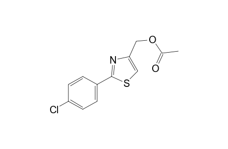 2-(p-chlorophenyl)-4-thiazolemethanol, acetate (ester)