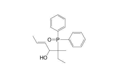 2-Hepten-4-ol, 5-(diphenylphosphinyl)-5-methyl-