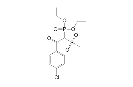 DIETHYL-1-METHYLSULFONYL-2-OXO-2-(4'-CHLOROPHENYL)-ETHYLPHOSPHONATE