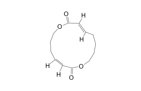(3E,10Z)-1,8-DIOXACYCLOPENTADECA-3,10-DIEN-2,9-DIONE
