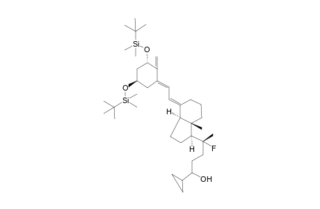 (5E,7E)-(1S,3R,20R)-1,3-Bis[[(1,1-dimethylethyl)dimethylsilyl]oxy]-20-fluoro-26,27-cyclo-9,10-secocholesta-5,7,10(19)-trien-24-ol