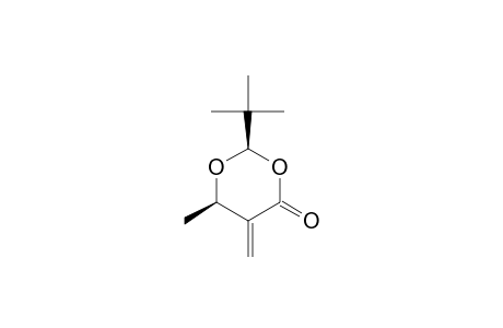 (2R,6R)-2-TERT.-BUTYL-6-METHYL-5-METHYLIDEN-1,3-DIOXAN-4-ONE