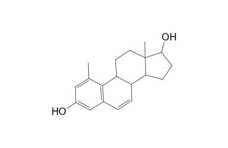 Estra-1,3,5(10),6-tetraene-3,17.beta.-diol, 1-methyl-