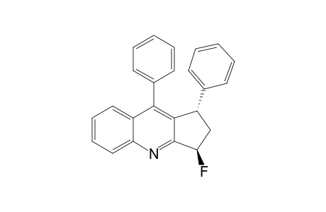 trans-3-Fluoro-1,9-diphenyl-2,3-dihydro-1H-cyclopenta[b]quinoline