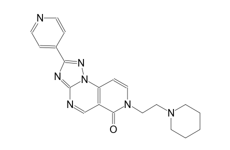 pyrido[3,4-e][1,2,4]triazolo[1,5-a]pyrimidin-6(7H)-one, 7-[2-(1-piperidinyl)ethyl]-2-(4-pyridinyl)-