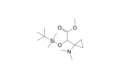 Methyl 2-(t-butyldimethylsilyl)oxy-2-[1'-(N.N-dimethylamino)cyclopropyl]acetate