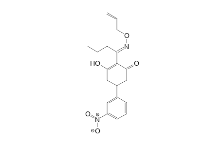 2-Cyclohexen-1-one, 3-hydroxy-5-(3-nitrophenyl)-2-[1-[(2-propenyloxy)imino]butyl]-