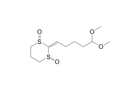 2-(5,5-dimethoxypentylidene)-1,3-dithiane 1,3-dioxide