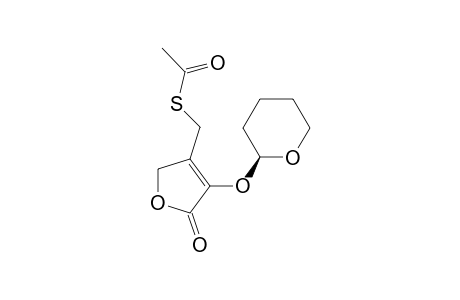 Ethanethioic acid, S-[[2,5-dihydro-5-oxo-4-[(tetrahydro-2H-pyran-2-yl)oxy]-3-furanyl]methyl]ester