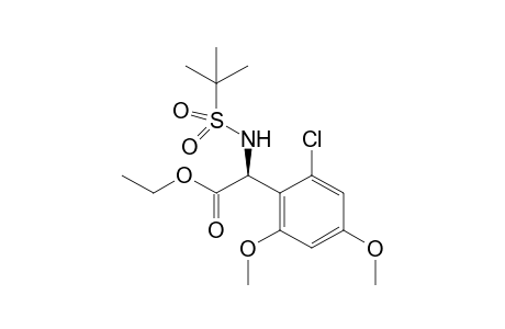 (S)-Ethyl-2-(2-chloro-4,6-dimethoxyphenyl)-2-(1,1-dimethylethylsulfonamido)acetate