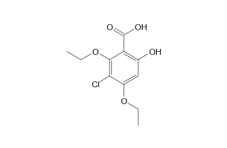 5-CHLORO-4,6-DIETHOXYSALICYLIC ACID