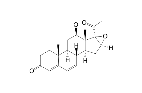 16-BETA,17-BETA-EPOXY-12-BETA-HYDROXYPREGNA-4,6-DIENE-3,20-DIONE