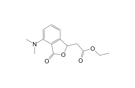 1-Isobenzofuranacetic acid, 4-(dimethylamino)-1,3-dihydro-3-oxo-, ethyl ester