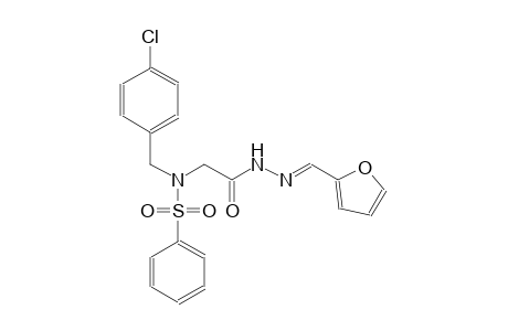 N-(4-chlorobenzyl)-N-{2-[(2E)-2-(2-furylmethylene)hydrazino]-2-oxoethyl}benzenesulfonamide
