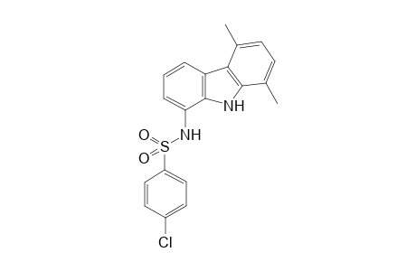 4-Chloro-N-(5,8-dimethyl-9H-carbazol-1-yl)benzenesulfonamide