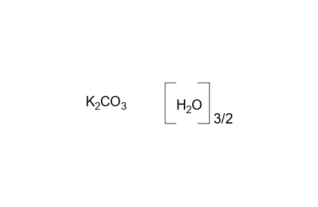 POTASSIUM CARBONATE, SESQUIHYDRATE