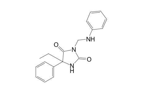 3-(anilinomethyl)-5-ethyl-5-phenylhydantoin