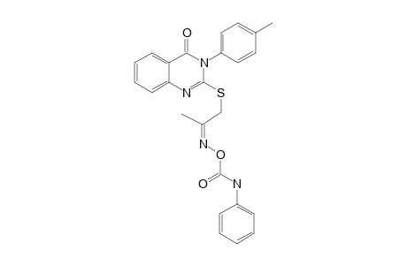 2-[2'-(O-PHENYLCARBAMOYLIMINO)-PROPYLIDENETHIO]-3-(4-METHYLPHENYL)-QUINAZOLIN-4(3H)-ONE
