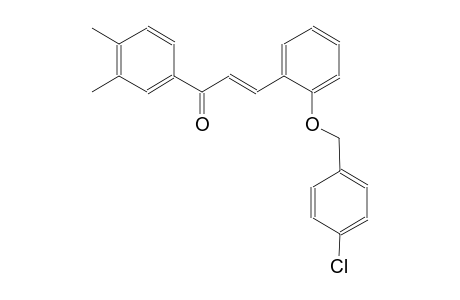 2-propen-1-one, 3-[2-[(4-chlorophenyl)methoxy]phenyl]-1-(3,4-dimethylphenyl)-, (2E)-