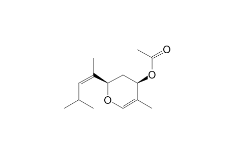 cis-5-methyl-2-[(Z)-4-methylpent-2-en-2-yl]-3,4-dihydro-2H-pyran-4-yl acetate