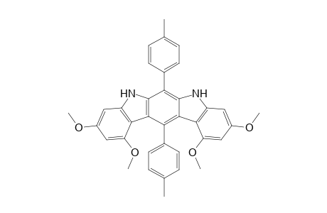 5,10-Dihydro-1,3,9,11-tetramethoxy-6,12-di(4'-methylphenyl)indolo[2,3-b]carbazole