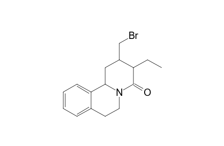 2-(Bromomethyl)-3-ethyl-1,2,3,6,7,11b-hexahydro-4H-benzo[a]quinolizin-4-one