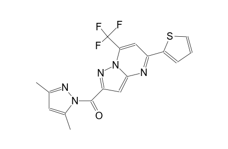 2-[(3,5-dimethyl-1H-pyrazol-1-yl)carbonyl]-5-(2-thienyl)-7-(trifluoromethyl)pyrazolo[1,5-a]pyrimidine