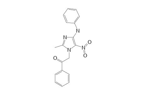 2-METHYL-5-NITRO-1-PHENACYL-4-PHENYLAMINO-IMIDAZOLE