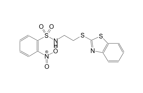 N-[2-(1,3-benzothiazol-2-ylsulfanyl)ethyl]-2-nitrobenzenesulfonamide