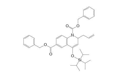 2-Allyl-4-triisopropylsilyloxy-2H-quinoline-1,6-dicarboxylic acid dibenzyl ester