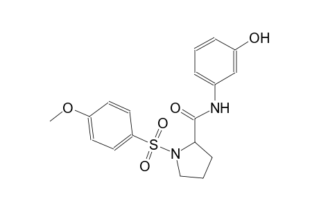 2-pyrrolidinecarboxamide, N-(3-hydroxyphenyl)-1-[(4-methoxyphenyl)sulfonyl]-