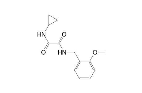 Oxamide, N-cyclopropyl-N'-(2-methoxybenzyl)-