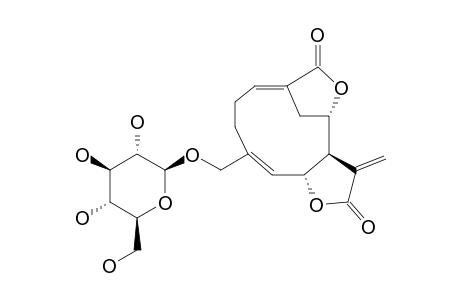 15-HYDROXYGERMACRA-1(10),4,11(13)-TRIEN-(12,6);(14,8)-DIOLIDE-15-O-BETA-D-GLUCOPYRANOSIDE