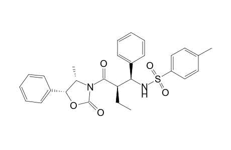 (4S,5R)-4-Methyl-3-[(2R,3S)-2-ethyl-3-phenyl-3-(tosylamino)propionyl]-5-phenyloxazolodin-2-one