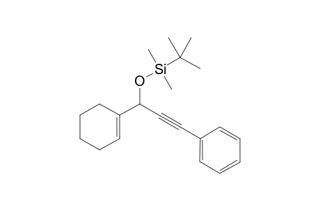 tert-Butyl((1-(cyclohex-1-en-1-yl)-3-phenylprop-2-yn-1-yl)oxy)dimethylsilane