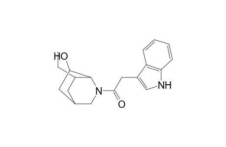 2-Azabicyclo[2.2.2]octan-6-ol, 7-ethyl-2-(1H-indol-3-ylacetyl)-, (1.alpha.,4.alpha.,6.alpha.,7R*)-(.+-.)-